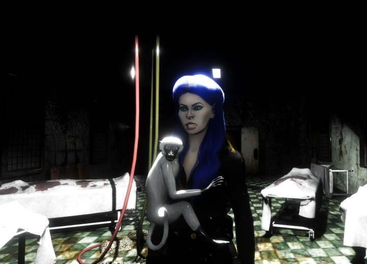 Sansar Halloween look and Grimes&nbsp;Hospital