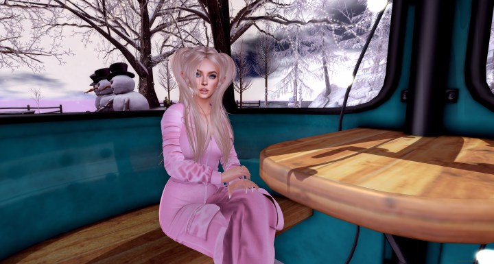 Sitting in the cable&nbsp;car